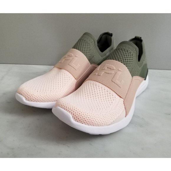Free People APL Techloom Bliss Trainers Fatigue Rose Dust Creme Sz 9.5 40.5 New